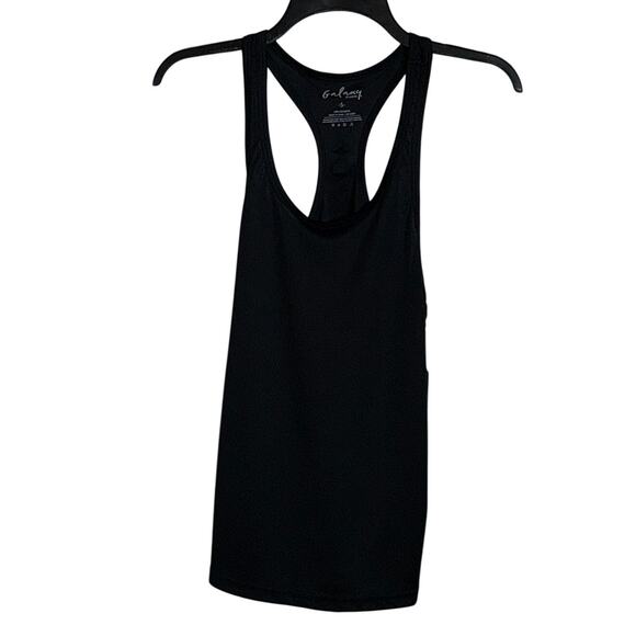 Galaxy By Harvic Tops - Galaxy By Harvic Women's Moisture Wicking Racerback Tanks black Small